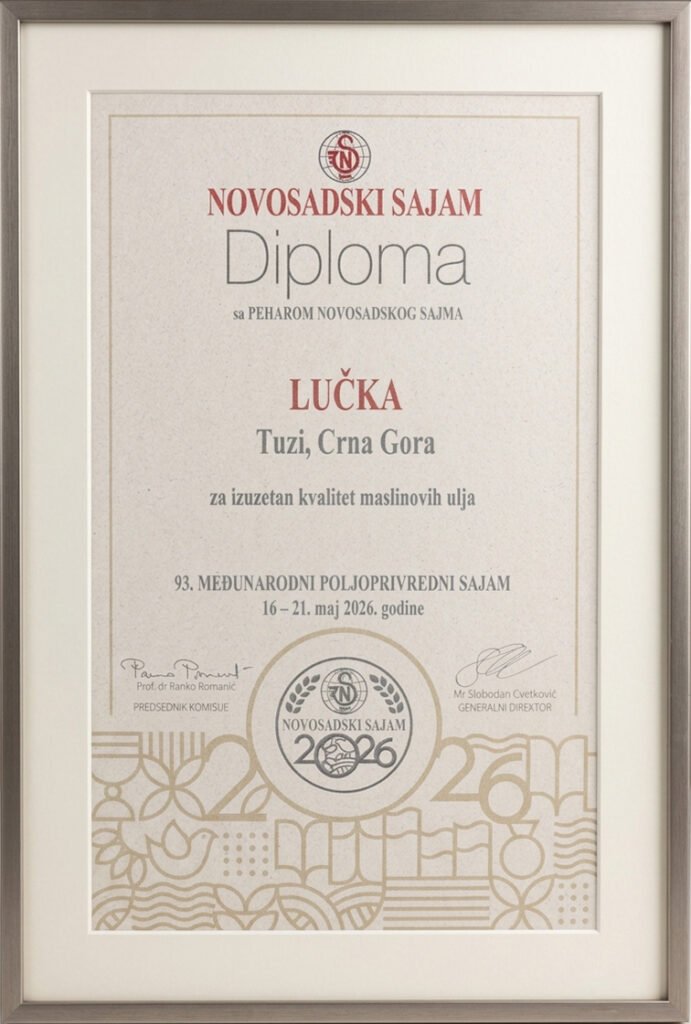 Priznanje Lučka Olive – Novosadski sajam