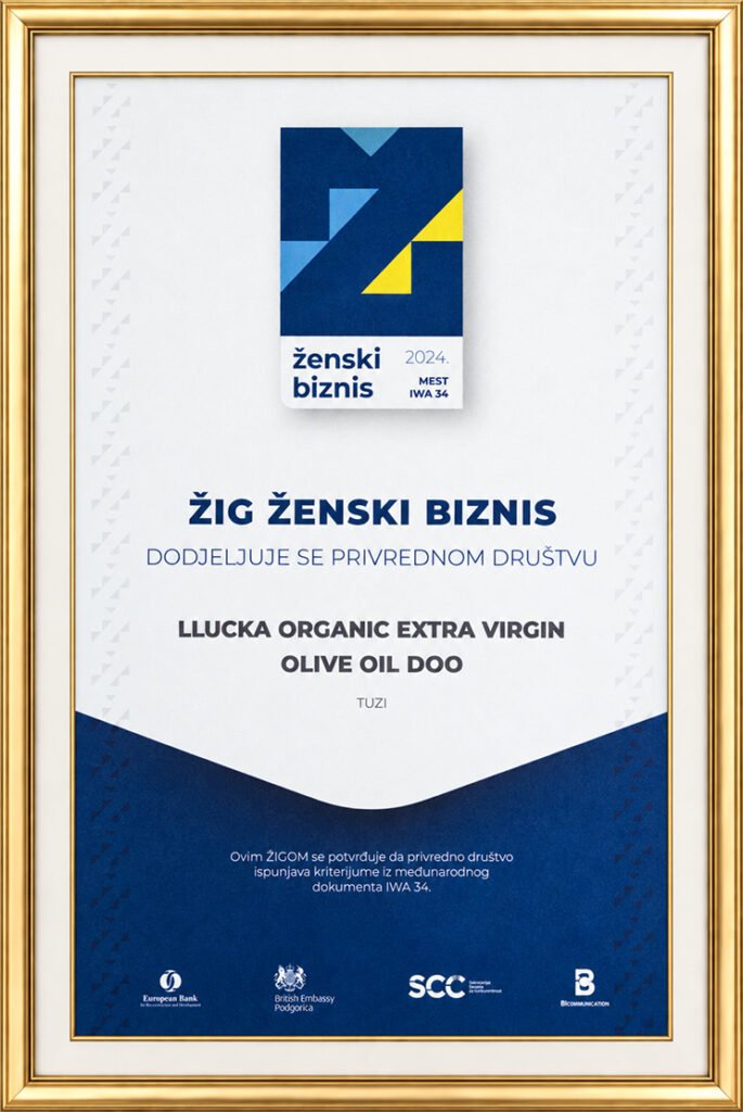 Priznanje za ženski biznis – Lučka Olive